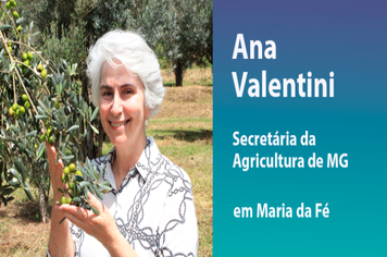 Secretária de Agricultura de Minas Gerais marcou presença na Azeitech