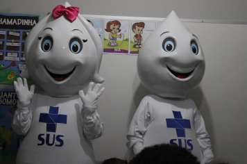 Saúde realiza ação nas escolas e reforça convite para o Dia D de vacinação contra a gripe