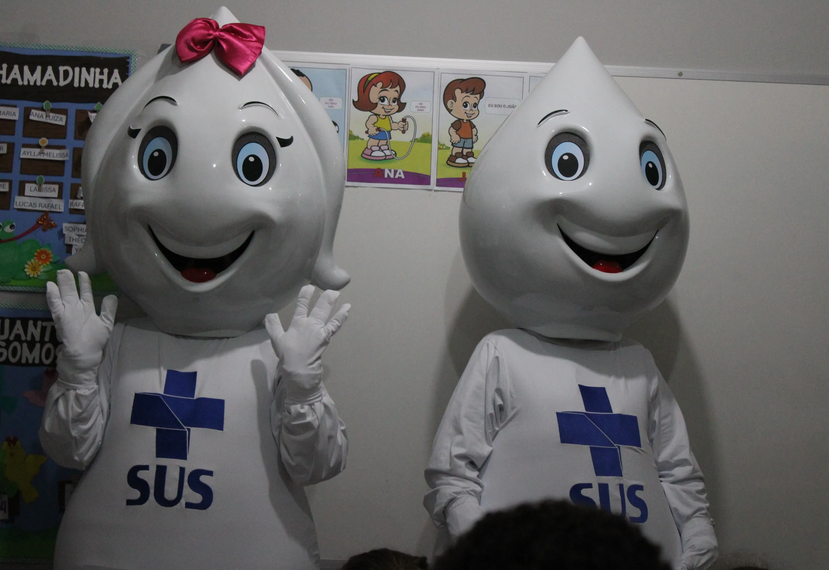 Saúde realiza ação nas escolas e reforça convite para o Dia D de vacinação contra a gripe